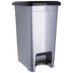 Artemis Plastični koš za odpadke s pokrovom na pedal, ozek, prostornina 25 l