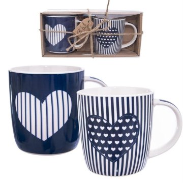 shumee Porcelanaste skodelice 390 ml 2 kosa.