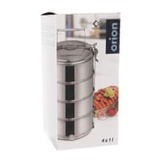 shumee Jeklena 4-nadstropna škatla za kosilo 4x1 l