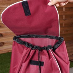 shumee Nakupovalni voziček z vrečko, bordo, 30 l