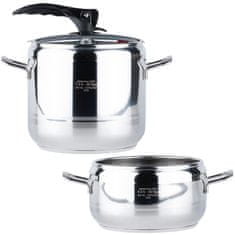 shumee Jekleni lonec na pritisk PROFI 4+7 l 2 kosa.