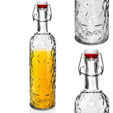 Artemis Steklenica s plutovinasto zaponko za vino, liker, sirup, sok 1,1 l