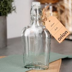 Orion Steklena steklenica s sponko 180 ml