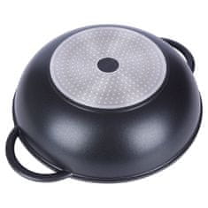 Artemis Orion Grande globoka vok ponev iz granita s pokrovom 32 cm