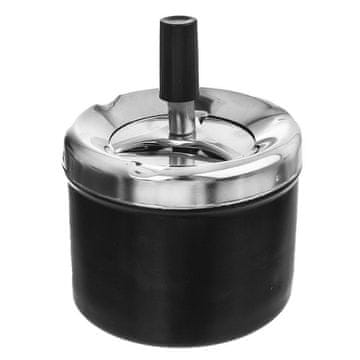 shumee Jekleni pepelnik zaprt vrtljivi gumb za pepelnik brez vonja