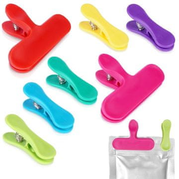 shumee 7x zaponk za zapiranje vrečk za začimbe