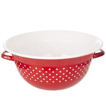 Artemis Emajlirana kuhinjska posoda za mešanje, gnetenje, testo za solato 34 cm 9 l