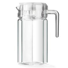 Artemis Stekleni vrč za pijačo, vodo, sok, limonado, s pokrovom, 1,5l