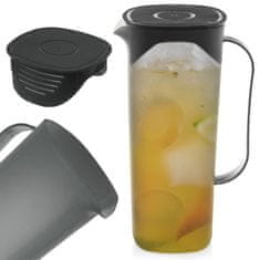 Artemis Plastični vrč za pijačo, vodo, sok, limonado, s pokrovom, 1,8 l