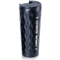 shumee Črna jeklena termo skodelica 500 ml
