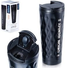 shumee Črna jeklena termo skodelica 500 ml