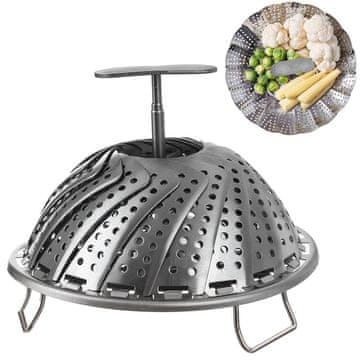 shumee Cedilo za kuhanje na pari Jekleni vložek za košaro za lonec za kuhanje na pari