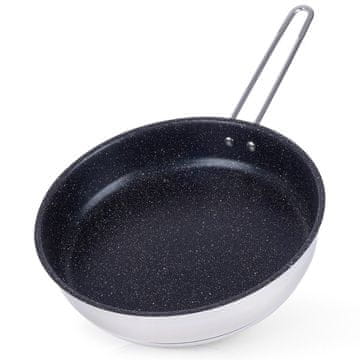 shumee Jeklena ponev z granitno prevleko 26 cm visoka indukcija plin