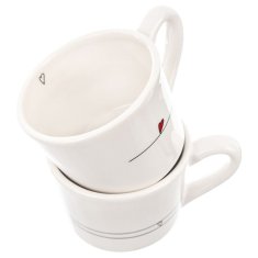 shumee Keramični vrčki SRCE 200 ml 2 kosa.