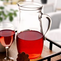Artemis Stekleni vrč za pijačo, sok, kompot, limonado, vodo za pijačo 1.75L