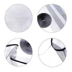 shumee Mreža proti komarjem za okno, črna, 150x130 cm, 2 kosa.