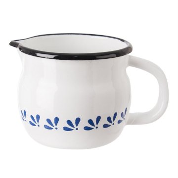 shumee Bela emajlirana skodelica MODROBILA 800 ml