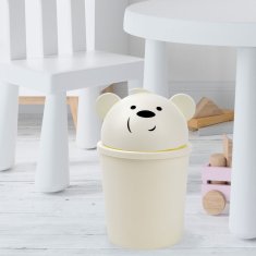 Artemis Majhen otroški kopalniški koš za smeti, namizni, pult, 1,5 l