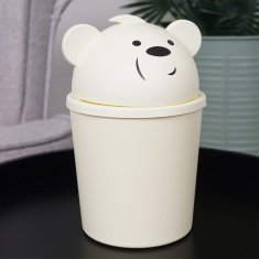Artemis Majhen otroški kopalniški koš za smeti, namizni, pult, 1,5 l