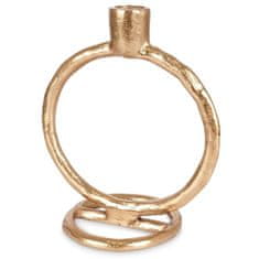 shumee Zlati aluminijasti svečnik 19 cm