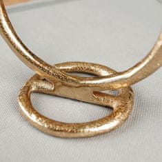 shumee Zlati aluminijasti svečnik 15 cm