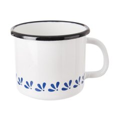 shumee Bela emajlirana skodelica MODROBILA 700 ml