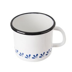 shumee Bela emajlirana skodelica MODROBILA 700 ml