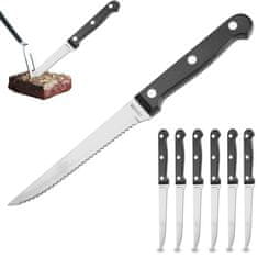 shumee Jekleni noži za zrezke in burgerje 21 cm 6 kosov.