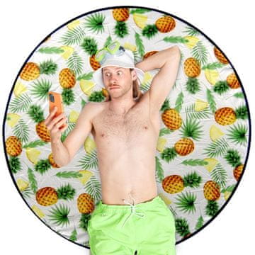 shumee Podloga za piknik na plažo, okrogla, 138 cm