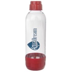 shumee Steklenica za vodo za gazirano posodo, rdeča AQUADREAM, 1,1 l