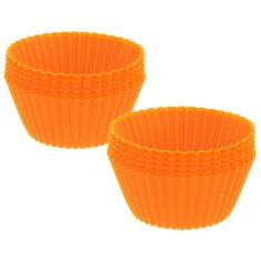 shumee Silikonski modelčki za mafine rjave barve SILLINIE 5,5 cm 12 kosov.