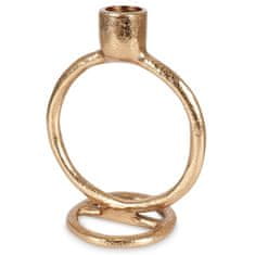 shumee Zlati aluminijasti svečnik 15 cm