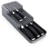 Organizator za nože za predal, siv, 39x14,5x7,5 cm