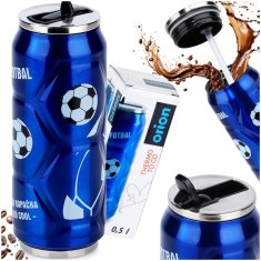 shumee Termo vrček v pločevinki, moder, 500 ml