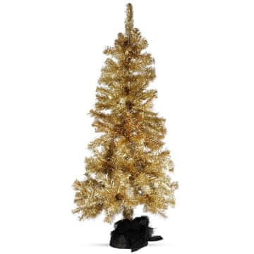 shumee Umetno zlato božično drevo 120 cm