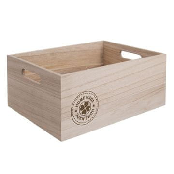 Orion DOMAČA lesena škatla za shranjevanje 26x16x11 cm