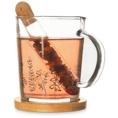 shumee LOUKA steklena skodelica z infuzerjem 400 ml 3 kosi.