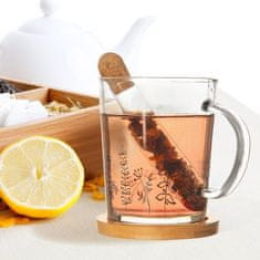 shumee LOUKA steklena skodelica z infuzerjem 400 ml 3 kosi.