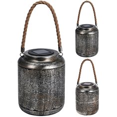 shumee Sončna vrtna svetilka, kovinska, 19,5 cm