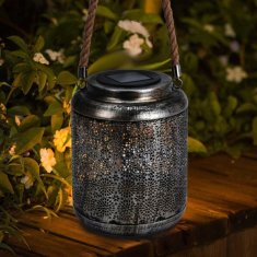 shumee Sončna vrtna svetilka, kovinska, 19,5 cm