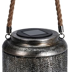 shumee Sončna vrtna svetilka, kovinska, 19,5 cm