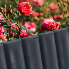 Artemis 10x Plastic Garden Palisade Gray Border Travnik za ograjo 250 cm