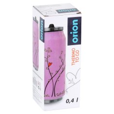shumee Termo vrček v pločevinki roza SRCE 400 ml