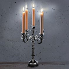 shumee Srebrni svečnik s 5 kraki