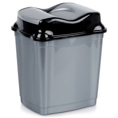 Artemis Plastični nagibni koš za odpadke za pisarno, kopalnico, kuhinjo, 16 l