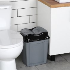 Artemis Plastični nagibni koš za odpadke za pisarno, kopalnico, kuhinjo, 16 l