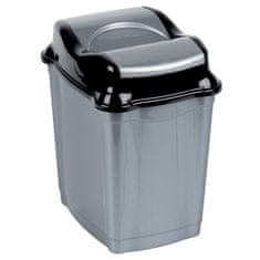 Artemis Plastični nagibni koš za odpadke za pisarno, kopalnico, kuhinjo, 16 l