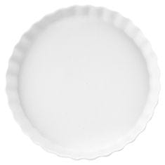 Vilde Keramični pekač za pite, bel, 24,5 cm