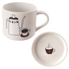 shumee Porcelanasta skodelica s pokrovom 420 ml