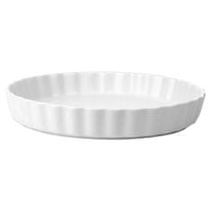 Vilde Keramični pekač za pite, bel, 24,5 cm
